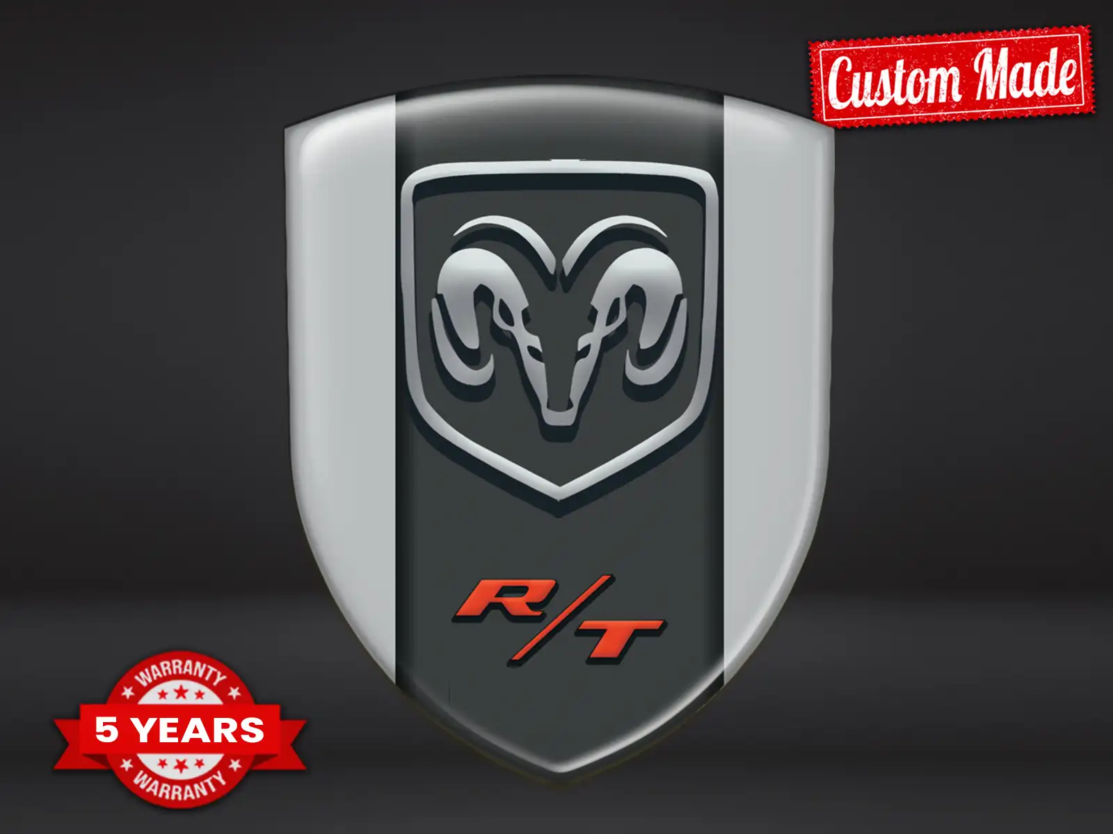 Dodge Autocollants Bombés Qualité Pro Personnalisables